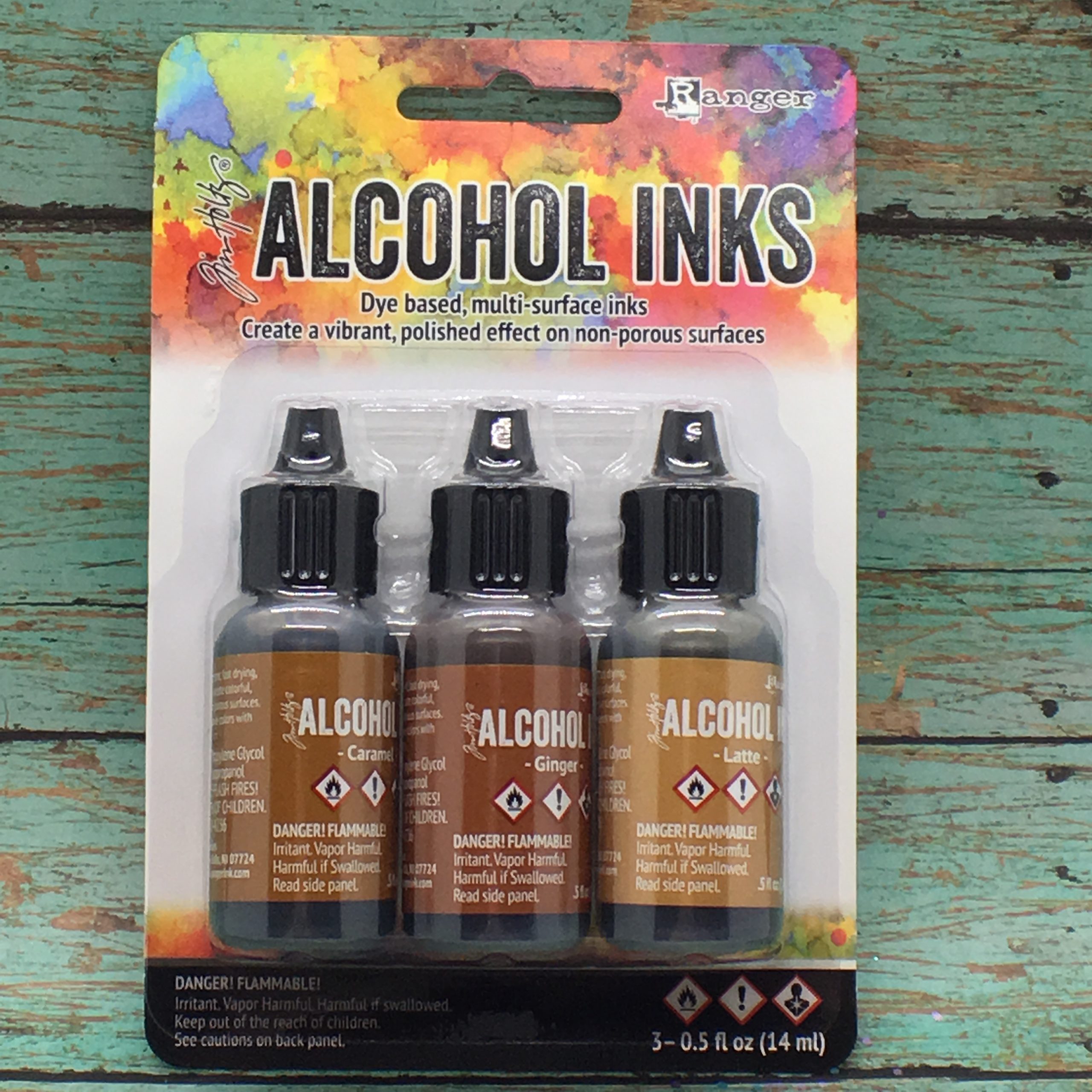 Woodgrain Alcohol Ink Set