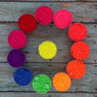 Florescent Mica Powders - Set