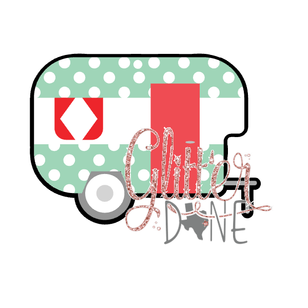 Cute Camper Acrylic Blank