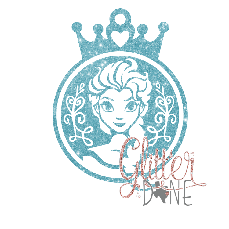 Elsa Head Bauble Ornament