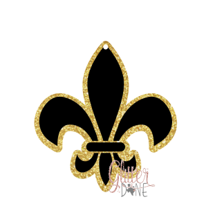 Fleur De Lis Acrylic Blank