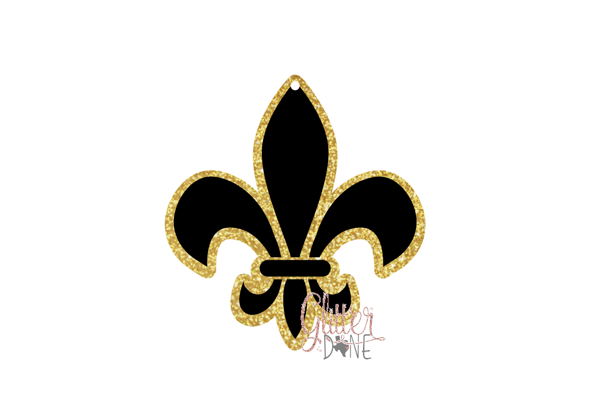 Fleur De Lis Acrylic Blank