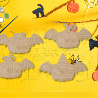 Polka Dot Pumpkin DIY Paint Kit