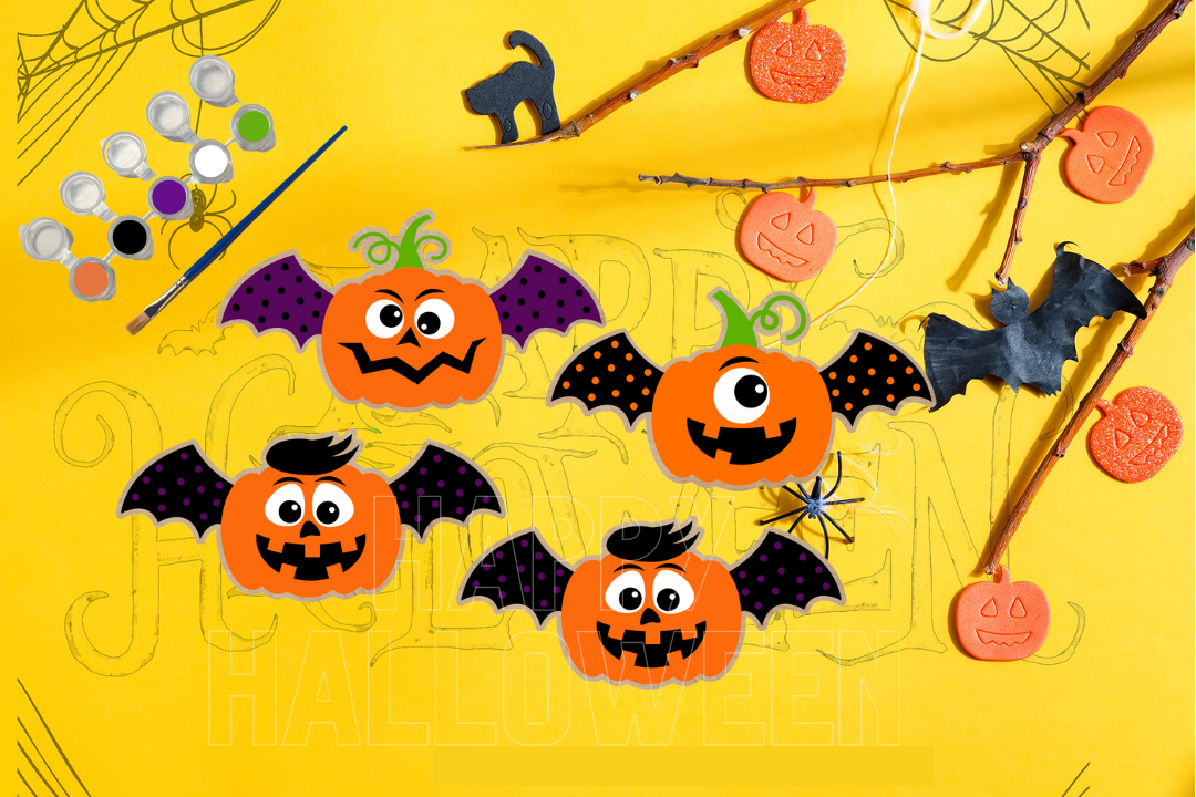Polka Dot Pumpkin DIY Paint Kit - Image 2