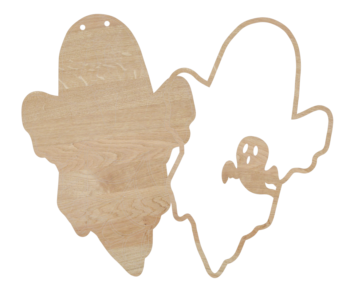 Ghost Spider Web DIY Door Hanger - Image 2