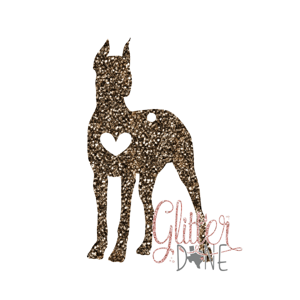 Great Dane Acrylic Blank