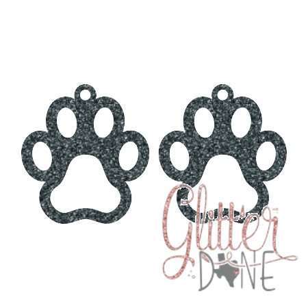Paw Prints Acrylic Earring