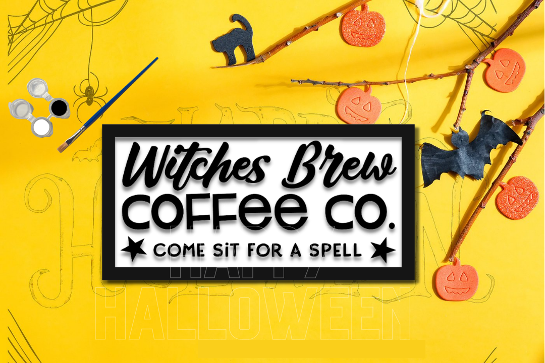 Witches Brew DIY Door Hanger