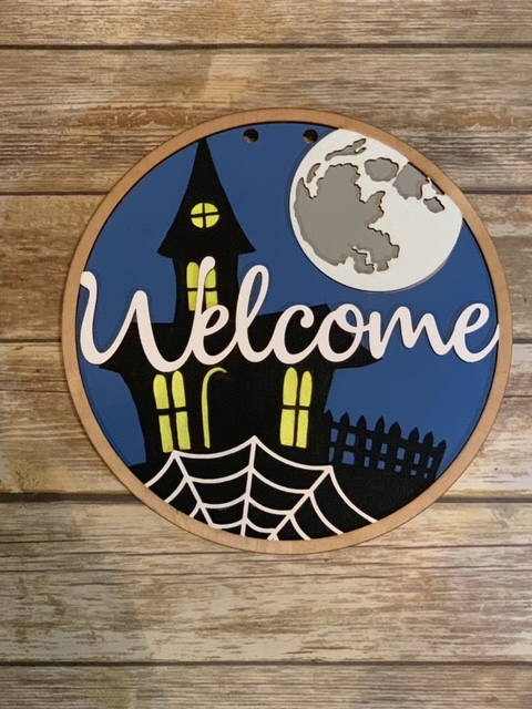 Haunted House DIY Door Hanger - Image 2