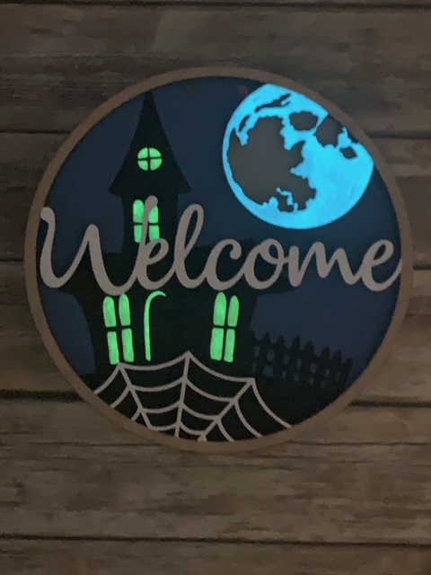 Haunted House DIY Door Hanger - Image 3