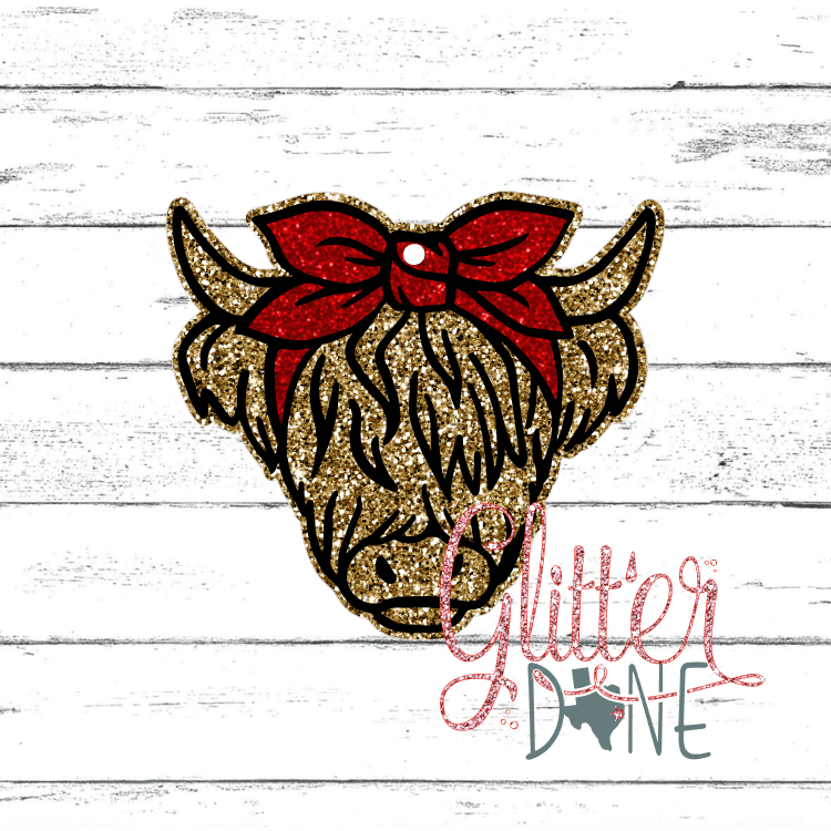 Cute Cow Acrylic Blank